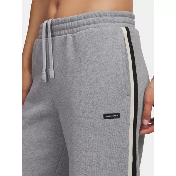 Дамски спортен панталон UNDER ARMOUR ICON HWT FLC PUDDLE PANT 6004851-011 СИВО 