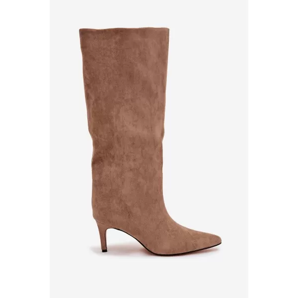 Дамски боти BOTO JEHLU 40518 BROWN КАФЯВО 
