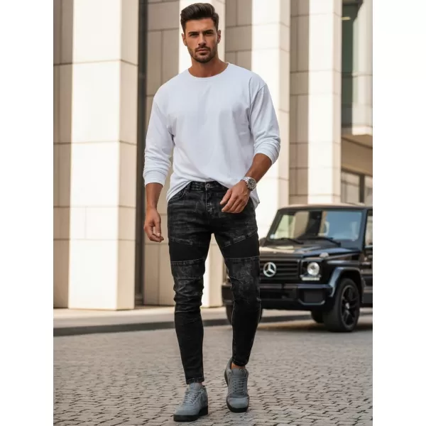  Мъжки панталон DSTREET UX3939 ЧЕРЕН 