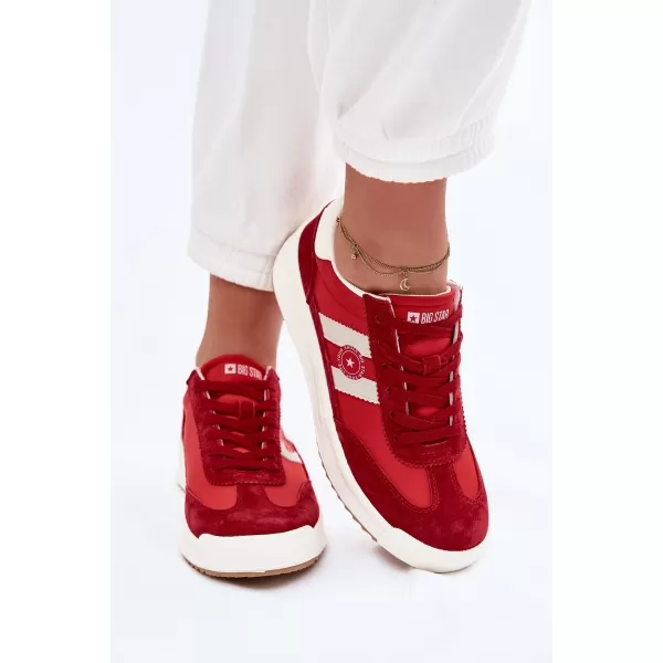 Дамски маратонки BIG STAR TT274158 RED Big Star Shoes 