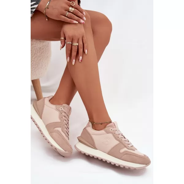  Дамски маратонки BIG STAR OO274521 BEIGE Big Star Shoes 