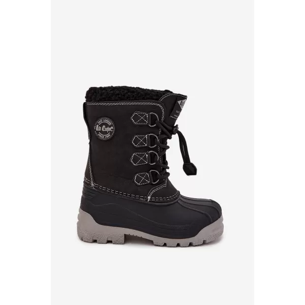  Детски зимни обувки LEE COOPER LCJ-25-44-3943K ЧЕРЕН 