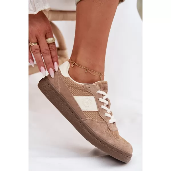  Дамски маратонки BIG STAR TT274177 BEIGE Big Star Shoes 