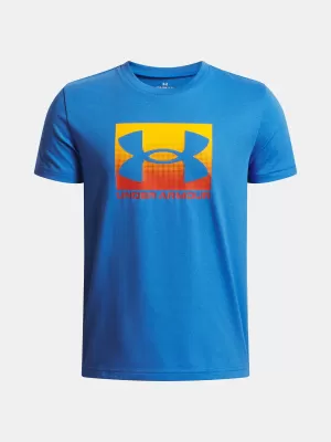 Момчешка тениска UNDER ARMOUR UA B BOXED SPORTS UPDATE SS 1388672-402 СИНЬО