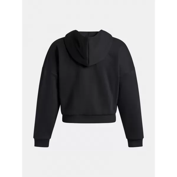  Дамски суичър UNDER ARMOUR RIVAL FLC PIPED HZ HOODIE 6003707-005 ЧЕРЕН 