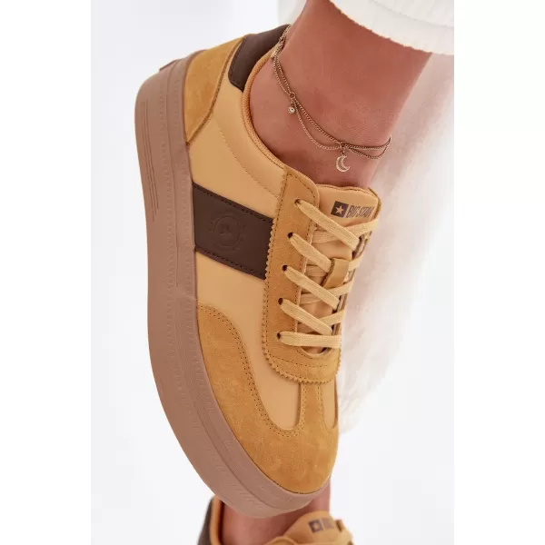  Дамски маратонки BIG STAR TT274166 YELLOW Big Star Shoes 