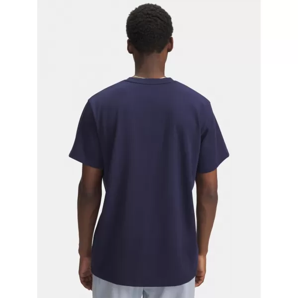  Мъжка тениска UNDER ARMOUR UA M LOGO EMB HEAVYWEIGHT SS 1373997-411 СИНЬО 