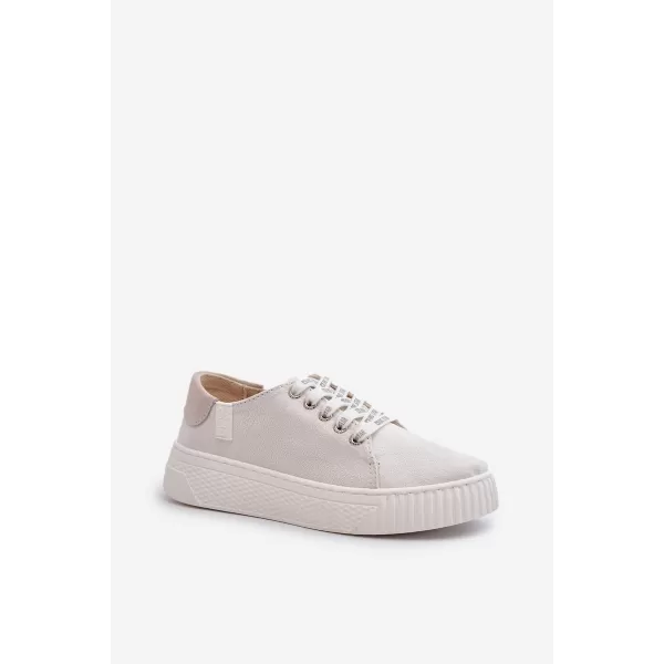  Дамски маратонки BIG STAR NN276001 WHITE Big Star Shoes 