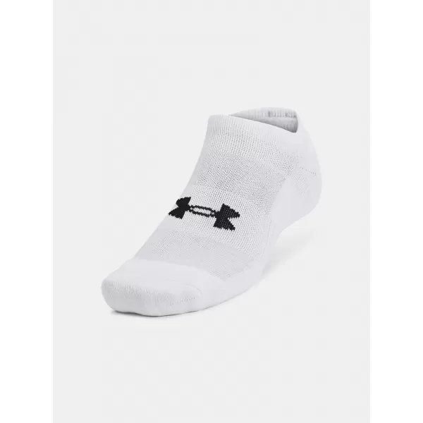  Чорапи UNDER ARMOUR UNISEX UA TC NO SHOW (3 PÁRY) 1386313-100 БЯЛО 