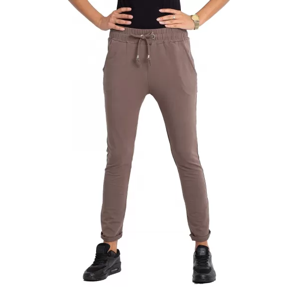  Дамски спортен панталон BASIC FEEL GOOD RV-DR-3698.08X КАФЯВО 