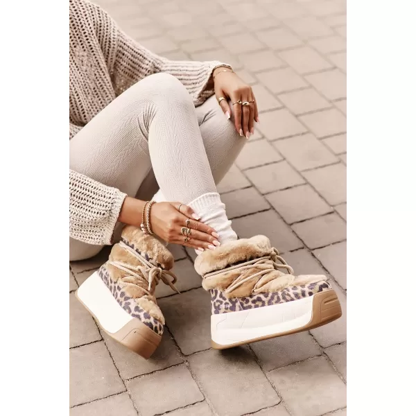 Дамски обувки BIG STAR OO274A207 КАФЯВО/БЕЖО Big Star Shoes 