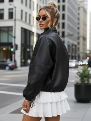 Дамско яке DSTREET TY5595 ЧЕРЕН
