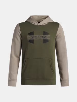 Суичър за момче UNDER ARMOUR UA RIVAL FLC CBLCK GRPHC HD 6004994-390 ЗЕЛЕНО