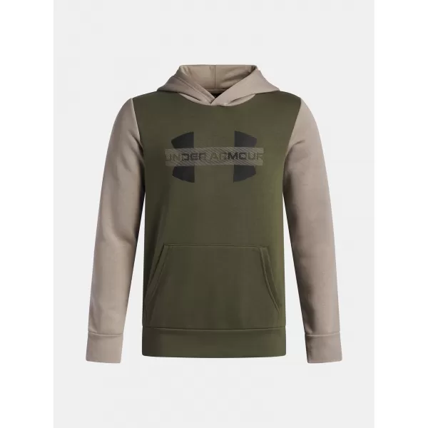  Суичър за момче UNDER ARMOUR UA RIVAL FLC CBLCK GRPHC HD 6004994-390 ЗЕЛЕНО 