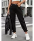 Дамски панталон DSTREET UY2903 ЧЕРЕН