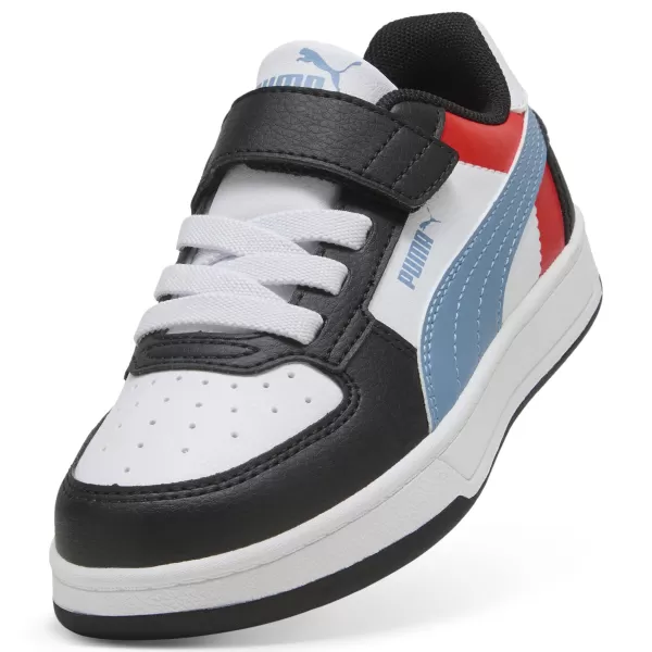  Детски обувки PUMA CAVEN 2.0 BLOCK AC+ PS 394462-17 PUMA БЯЛО/СТУДЕНО СИНЬО/ЧЕРНО 
