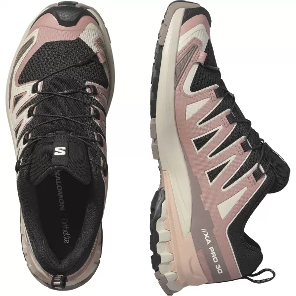  Дамски обувки SALOMON XA PRO 3D V9 W L47882800 ЧЕРНА/ЧЕРНА/МАХАГОНОВА РОЗА 