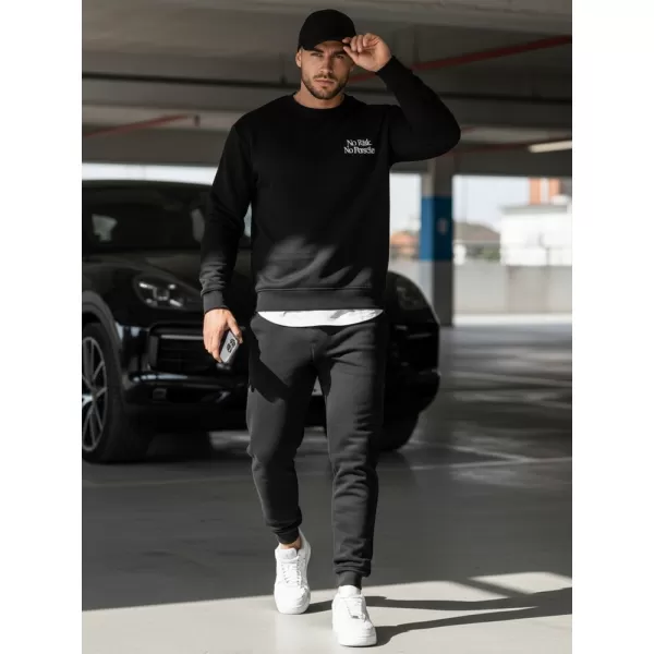 Мъжки суичър DSTREET BX5947 ЧЕРЕН 