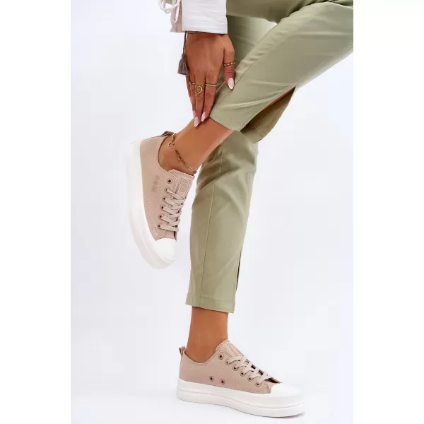  Дамски маратонки BIG STAR LL274969 BEIGE Big Star Shoes 