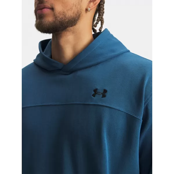  Мъжки суичър UNDER ARMOUR UA RIVAL LW HOODIE 6012335-498 СИНЬО 