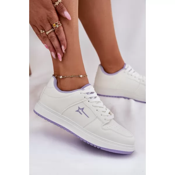  Дамски маратонки BIG STAR RR274A245 WHITE/PURPLE Big Star Shoes 