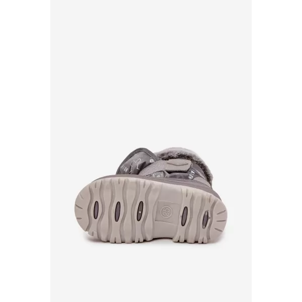  Детски зимни обувки LEE COOPER LCJ-25-10-3788 СИВО 