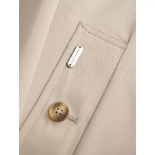  Мъжко палто OMBRE OM-COLC-0139 БЕЖОВО 