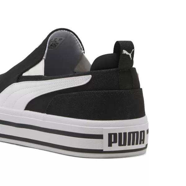  Ботуши PUMA COURT CLASSIC VULC SLIPON 400216_02 ПУМА ЧЕРНА/ПУМА БЯЛА 