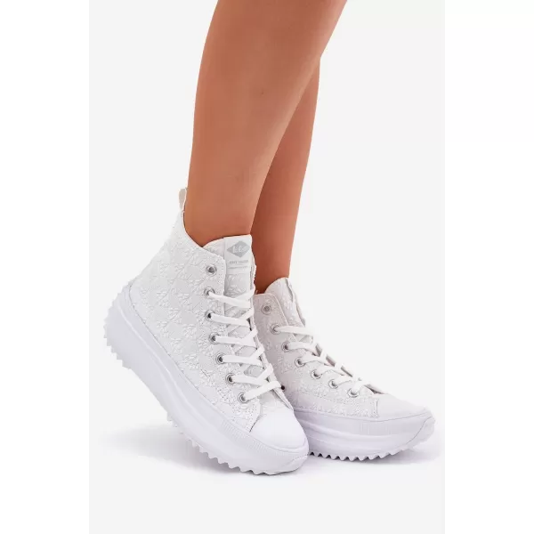  Дамски кецове LEE COOPER LCW-25-31-3461L ЧЕРЕН 