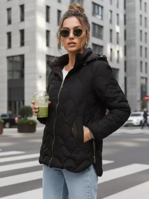Дамско яке DSTREET TY5625 ЧЕРЕН