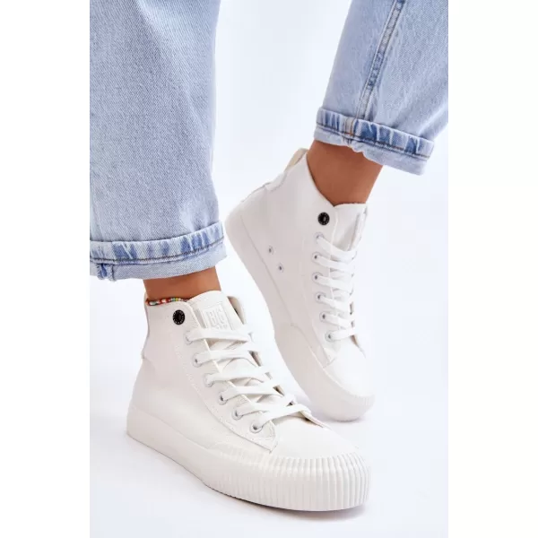  Дамски маратонки BIG STAR LL274445 WHITE Big Star Shoes 