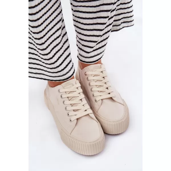  Дамски маратонки BIG STAR RR274407 BEIGE Big Star Shoes 