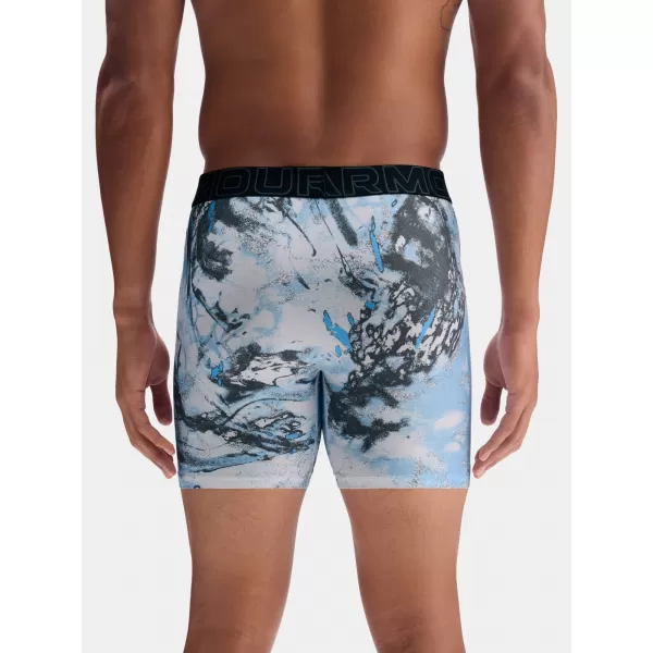  Мъжки боксерки UNDER ARMOUR UA PERFORMANCE TECH - PRINT 6IN - 1PK 1383875-101 ЧЕРЕН 