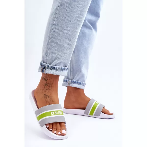  Дамски чехли BIG STAR JJ274647 GREY Big Star Shoes 