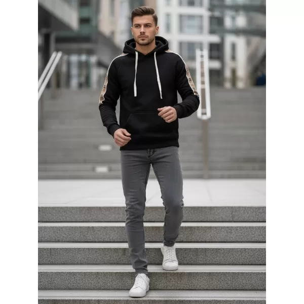  Мъжки суичър DSTREET BX5941 ЧЕРЕН 