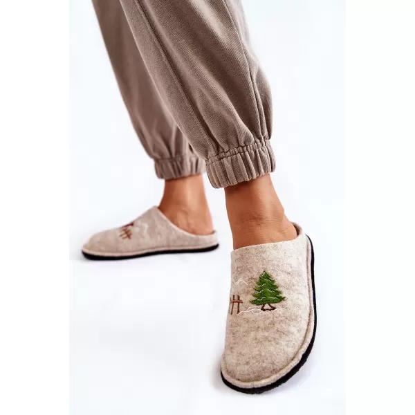  Дамски чехли BIG STAR KK276016 BEIGE Big Star Shoes 
