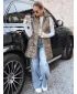 Дамско палто DSTREET TY5258 ЗЛАТИСТ