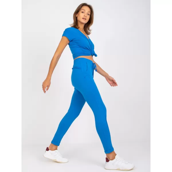  Дамски спортен панталон BASIC FEEL GOOD RV-DR-3589.10X ТЪМНО СИНЬО 