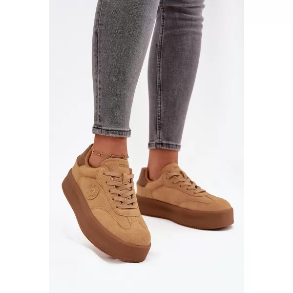  Дамски маратонки BIG STAR SS274762 BROWN/BEIGE Big Star Shoes 