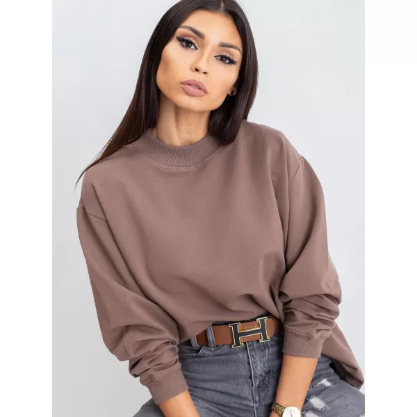  Дамски суичър BASIC FEEL GOOD RV-BL-5185.92P КАФЯВО 