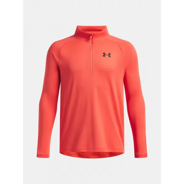  Суичър за момче UNDER ARMOUR TECH 2.0 1/2 ZIP 1363286-690 ЧЕРВЕНО 