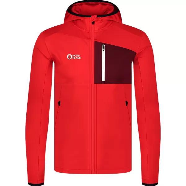  Мъжки суичър powerfleece NORDBLANC BRACKEN NBWFM8286 ЧЕРВЕНО 