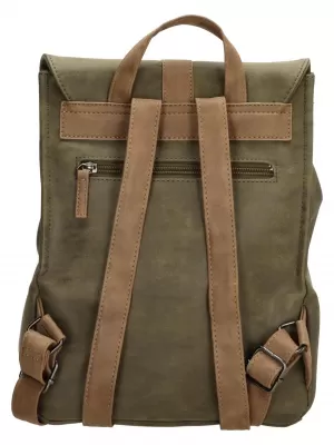 Раница BEAGLES Brunete 18087 Olive green МАСЛИНЕНО ЗЕЛЕНО