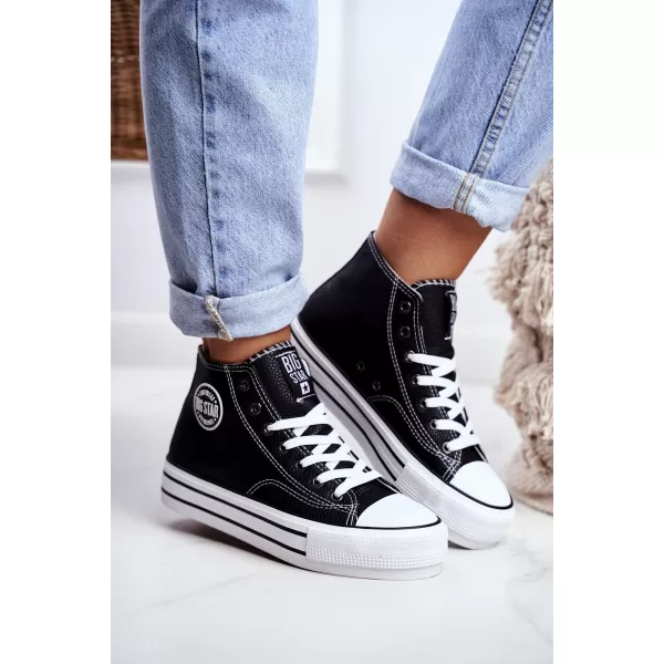  Дамски маратонки BIG STAR GG274012 BLACK Big Star Shoes 