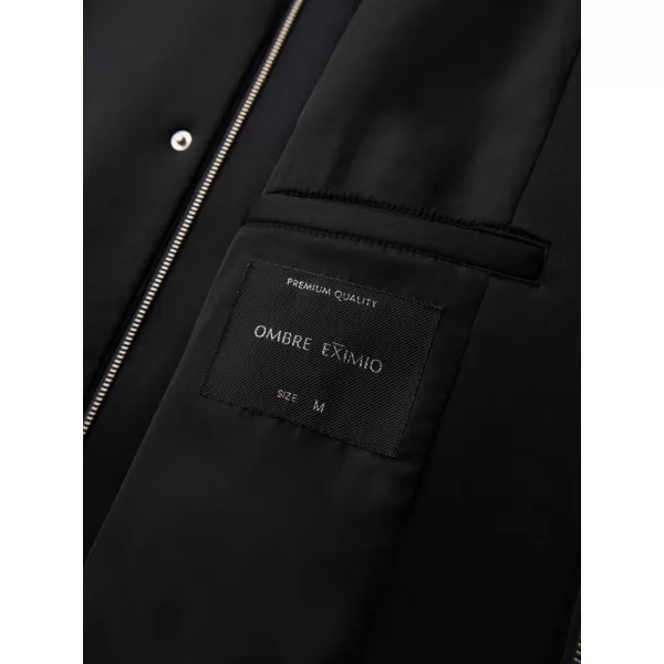  Мъжко палто OMBRE OM-COLC-0144 ЧЕРЕН 
