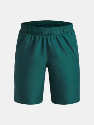 Момчета шорти UNDER ARMOUR UA TECH WOVEN WORDMARK SHORT 1383341-338 ЗЕЛЕНО