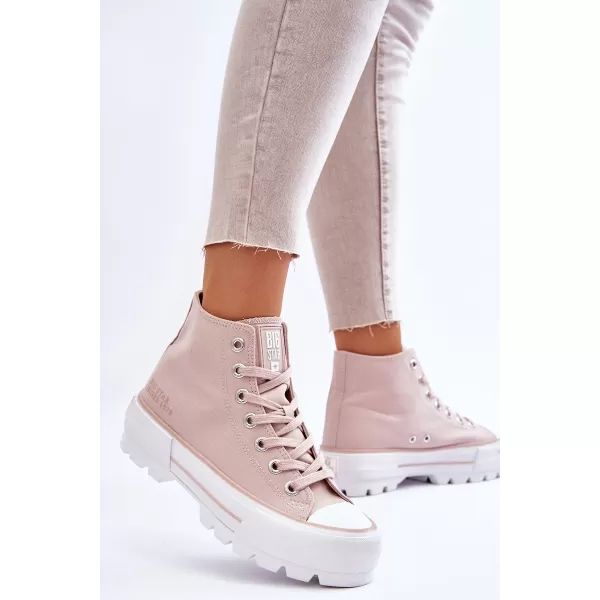  Дамски маратонки BIG STAR LL274157 NUDE Big Star Shoes 