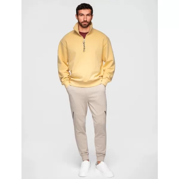  Мъжки спортен панталон OMBRE OM-PASK-0280 БЕЖОВО 