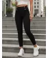 Дамски панталон DSTREET UY2849 ЧЕРЕН