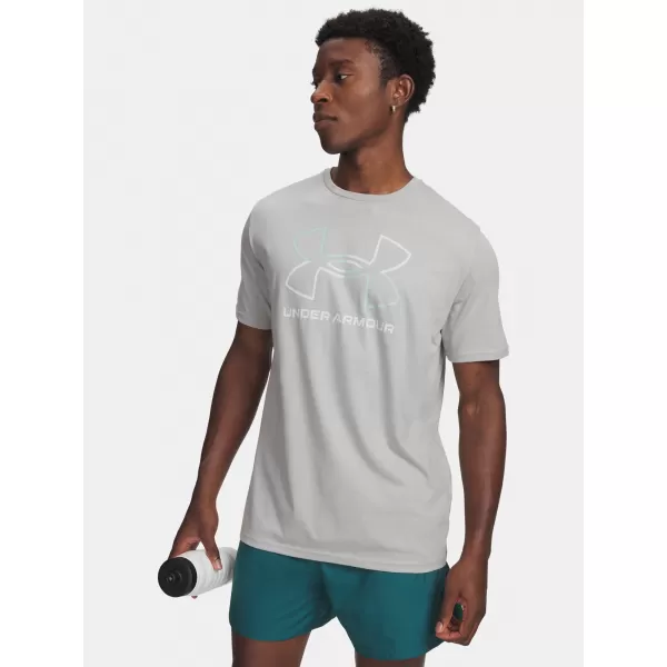 Мъжка тениска UNDER ARMOUR UA GL FOUNDATION UPDATE SS 1382915-069 СИВО 